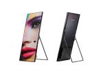 P2.5mm 1/32 Scan Floor Standing Led Display , 640*1920mm Retail Poster Display