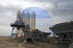 HZS50 50 m3/H Stationary Concrete Batching Plant, RMC Batching Plant