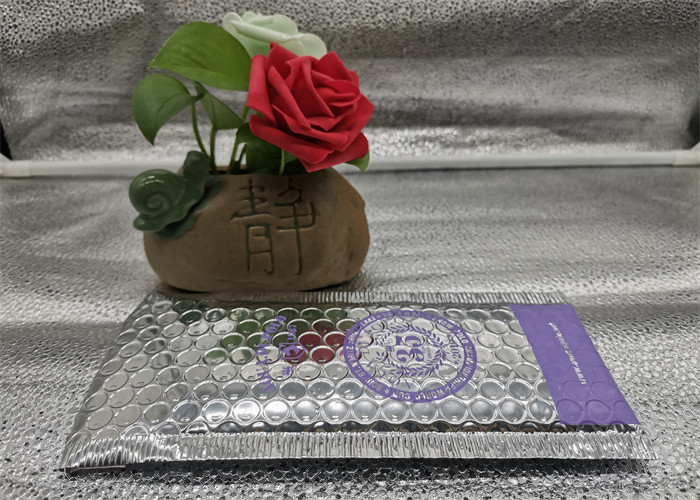 Quadrate Waterproof Holographic Laser Bubble Mail Bag Self Adhesive Express Pouch