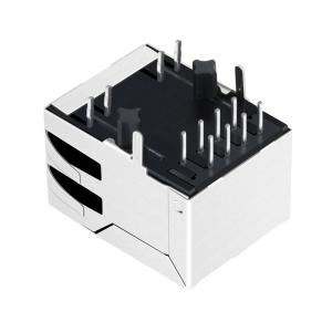 Wholesale JXD0-0008NL Tab Down 10/100 Base-T 1x1 Port Ethernet Rj45 Connector Green /Yellow Led from china suppliers