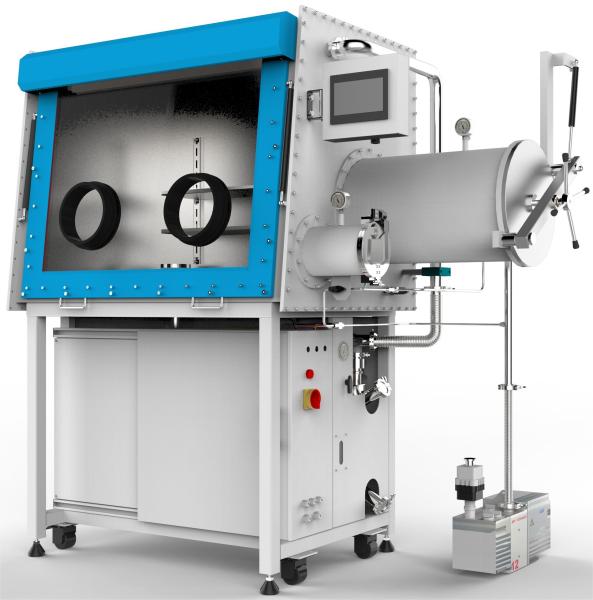 2.5 Kw Inert Gas Glove Box Adjustable Built-in Tray For Hydrophilic Chemical