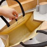 New Style Jute Nylon Briefcase Document Bag Letter Cloth Bag Large Capacity