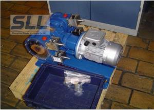 Double Heads Hose Squeeze Pump For Chemical / Mining / Food Industry
