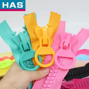 Wholesale 20# Giant Teeth Plastic Zipper Open End Big Zipper for Jackets or Bag from china suppliers