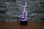 Guitar Rohs 3D Led Illusion Lamp Color Changing Led 3d Illusion Light
