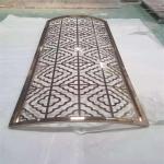 metal curved screen stainless steel room divider for partition wall panel