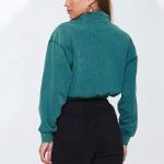 Plain Color Pullover Sweater Hoodies Custom Embroidery Logo