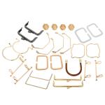 Colorfast Cat Ear Metal Bag Handles Smooth Edge For Wallet And Clutch ODM