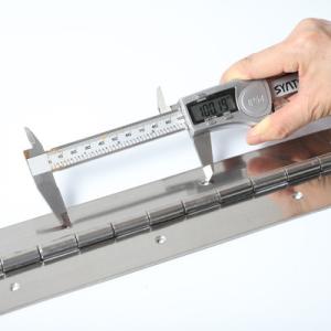 Wholesale Matte Finish 1.2mm Thickness Pre-Drilled 36in 304 SS Continuous Hinge For Bathroom Cabinets from china suppliers