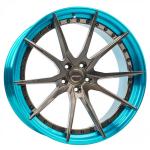 Customized luxury 2 piece forged alloy wheels for high end racing cars