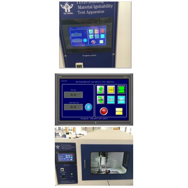 Building Material Ignitability Test Machine with Single Flame Source ISO 11925-2