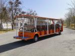 23-Seat Doorless Electric Sightseeing Bus Lithium Battery Lead-Acid Battery Can