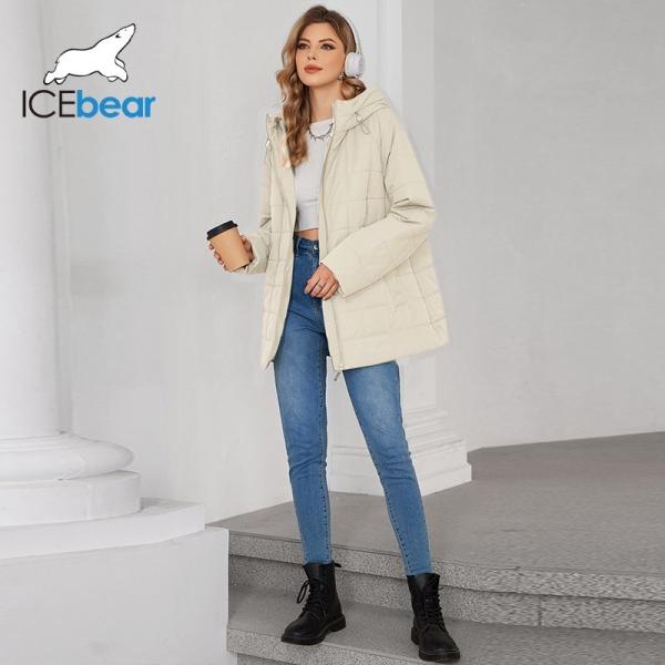 Simple Elegant Spring Autumn Padded Coat For Mature Women Basic Style No