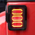 Jeep Wrangler JK 07+ LED Tail Lights Rear Brake Reverse Turn Signal Tail Lamps