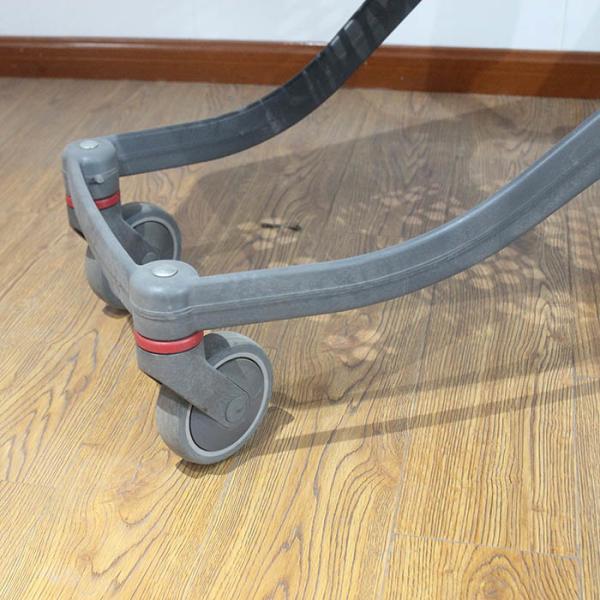 130L China All Plastic Push Trolley Plastic Shopping Carts