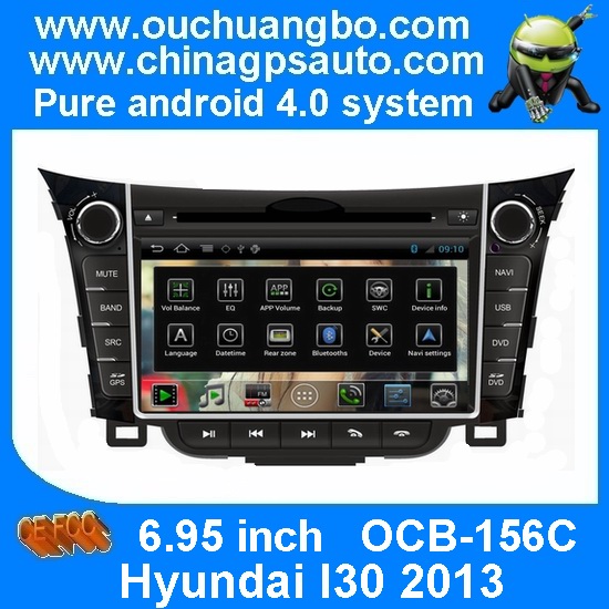 Ouchuangbo A8 Chipset HD 1080P S150 Android 4.0 for Hyundai I30 2013 GPS Navigation Radio Bluetooth TV iPod OCB-156C