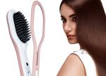 Fast Heating Electric PTC Hair Straightening Comb With Clip 100-240V
