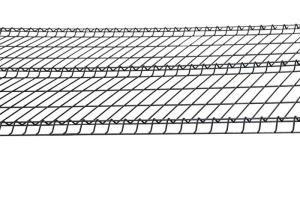 Wholesale 3d V Mesh Fencing Pvc Green / Black / Grey Metal Fence Wire Mesh Security from china suppliers