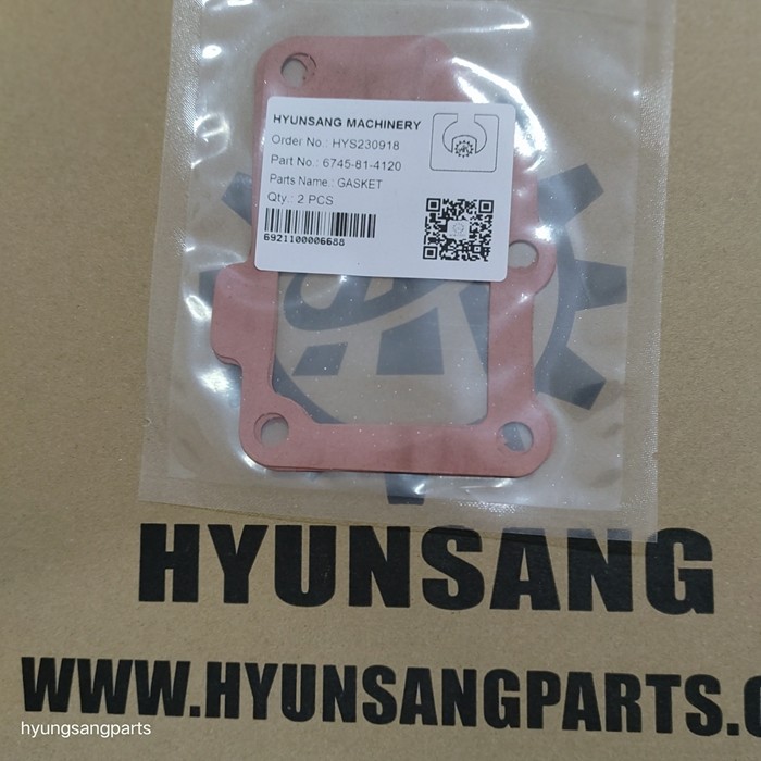 Connection Gasket 6745-81-4120 6745814120 For Excavator PC350 Engine SAA6D114E