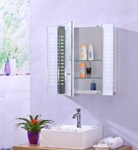 Wholesale Stainless Steel Backlit Bathroom Mirror Cabinet / Bathroom Wall Cabinet from china suppliers