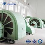 Pelton Turbine Generator Cast Iron Stainless Steel 500-3000r/min Rated Speed