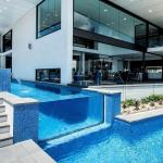 Aupool Fiber Glass Swimming Pool Equipment Counter Current Pool for Transparent