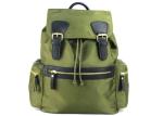 Soft Back Ladies Leather Backpack , Foldable Nylon Hiking Backpack For Women