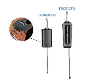Wholesale T5 Guitar wireless microphone 20channels frequency UHF instrument micrófon from china suppliers