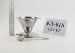 Paperless Pour Over Coffee Dripper Eco - Friendly Gift Set With Scoop