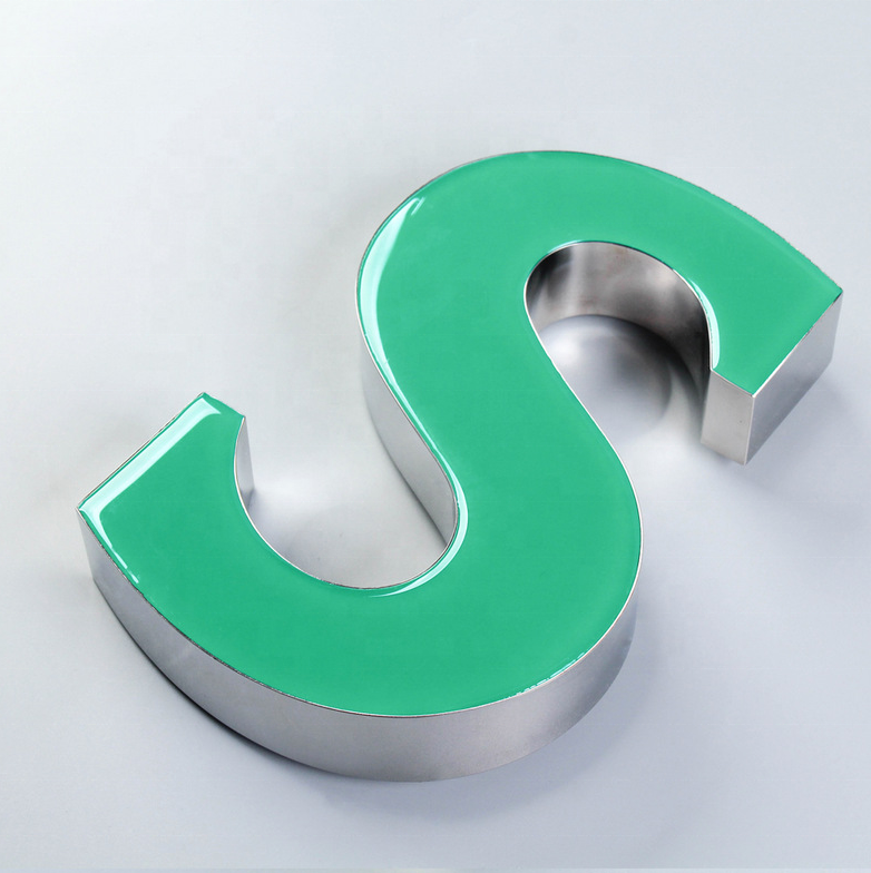 Superior Quality Outdoor Shop Company Sign Waterproof Resin Letter Light Sign