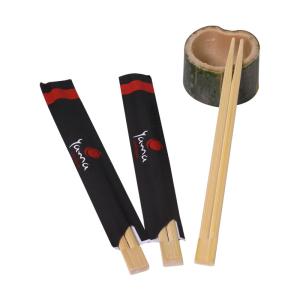 Wholesale Personalized Organic Disposable Bamboo Chopsticks Food Grade Paper Wrapped from china suppliers