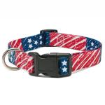 Durable Soft Nylon Dog Collar Quick Release Plastic Buckle Heavy Duty Zinc Alloy