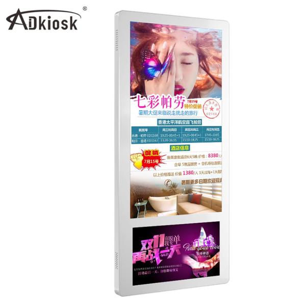 LCD Elevator Video Display 18.5inch 178° View Angle Digital Signage Advertising
