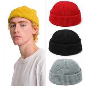 China 100% Acrylic Winter Beanies And Caps Warm Men Cable Knit Hat on sale