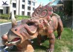 Dinosaur Robot Giant Life Size Dinosaur Theme Park Styracosaurus Models