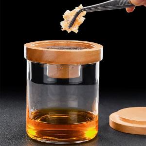 Wholesale Old Fashioned Cocktail Smoker Kit and Bamboo Box with 4 Flavours of Wood Chips for Whiskey as Perfect Birthday Gift for Men from china suppliers