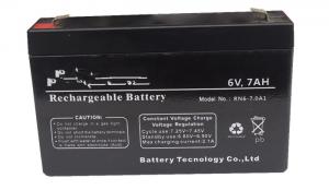 China Universal Sealed Lead Acid Battery 6V 7Ah For Solar System / EPS Systems on sale