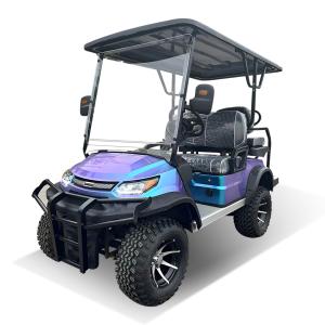 Wholesale Blue Purple Color 4 Seater Golf Cart New Design Motor Depot AC Motor 3.5kw Wheelbase 2300mm from china suppliers