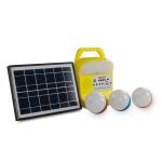 Rechargeable LED Bulb Solar Home Lighting System For Emergencies