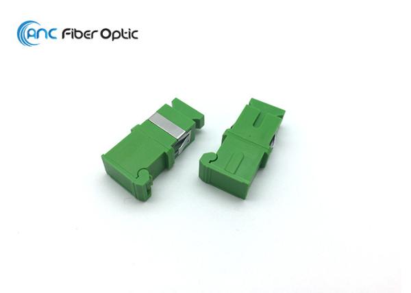 PC Housing Fiber Optic Cable Adapter Flanged / Flangeless Simplex SC Side