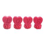 3D Silicone Valentine Flower Rose Pillar Candle Mold For DIY Candle Making