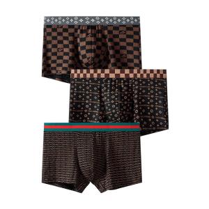 Wholesale Soft Comfortable Print Pattern Men Modal Underwear Mens Boxer Briefs from china suppliers