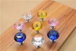 Crystal Door Knobs Cabinet Pulls Drawer Furniture Handles Hardware