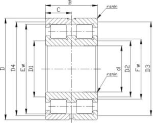 Wholesale Precision Cylindrical Roller Bearings: SL0148 Series Cylindrical Roller Bearing SL014880 from china suppliers