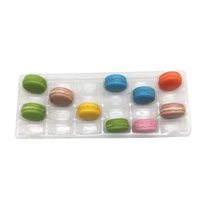 Wholesale Clear PVC PET Plastic Macaron Packaging Tray 4x6 24pcs For Blister Macaron Pack from china suppliers
