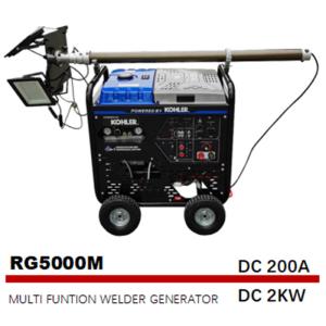 Wholesale 5000W 50Hz 4 In I Multi Function Welders Air Compressor Lighting Tower Generator from china suppliers