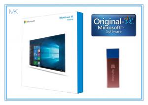 China 64 Bit DVD OEM License Microsoft Windows 10 Operating System  / home Software French activation online on sale