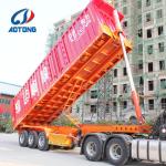 Mechanical Suspension 3 Axles Heavy Duty Rear Tipping Semi-Trailers Dumper Truck