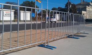 Wholesale Temporary 0.9m Metal Crowd Control Barriers Barricade Fencing Hot Dipped Galvanized from china suppliers