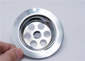 Wholesale Chrome Plated Bathroom Basin Strainer Round Good Filter Effect Anti - Clogging from china suppliers